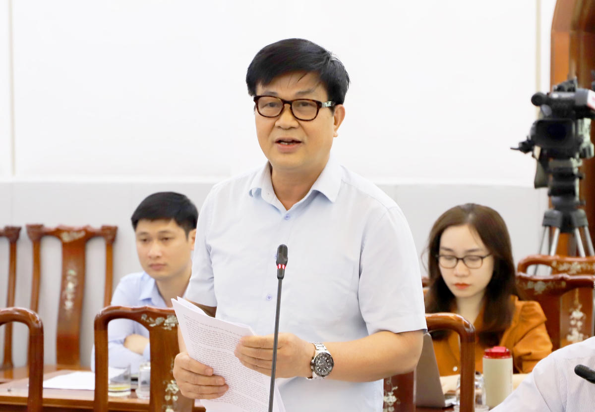 Ông Đỗ Ngọc Thịnh, Chủ tịch Liên đoàn Luật sư Việt Nam phát biểu.