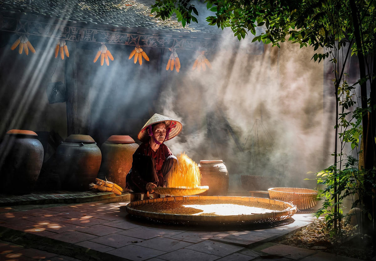 Tác phẩm trong triển lãm.