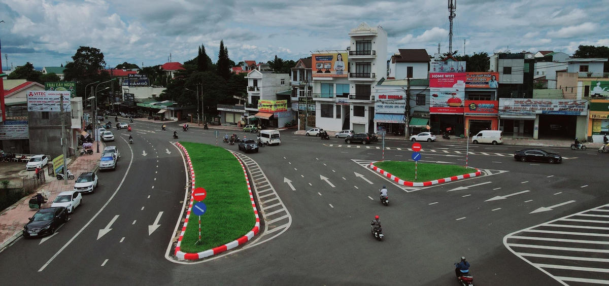 Công trình đi qua 4 phường, xã gồm: Tân Thành, Tự An, Tân Lập và xã Hòa Thắng.