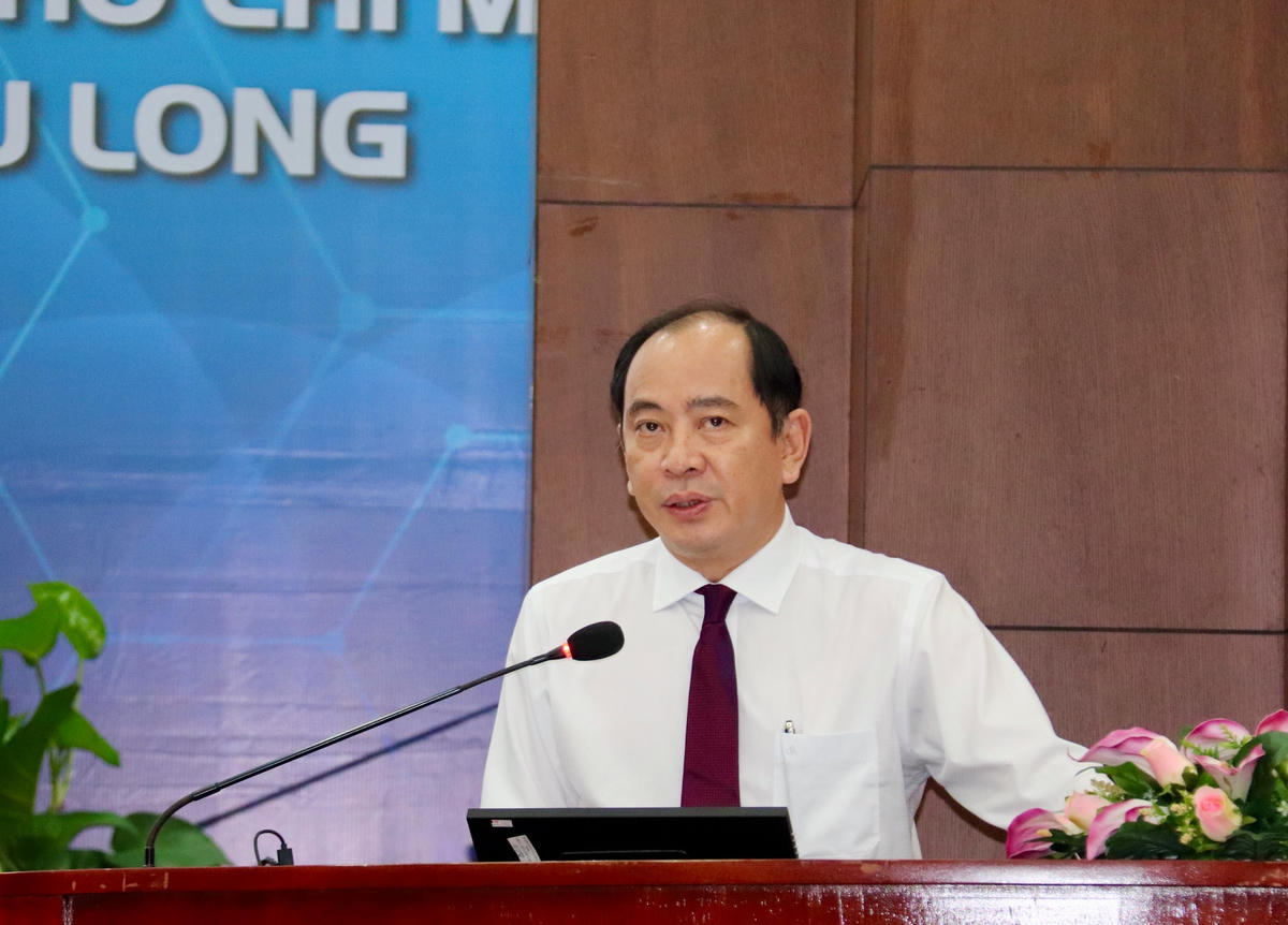PGS.TS.BS Tăng Chí Thượng phát biểu tạo hội nghị.