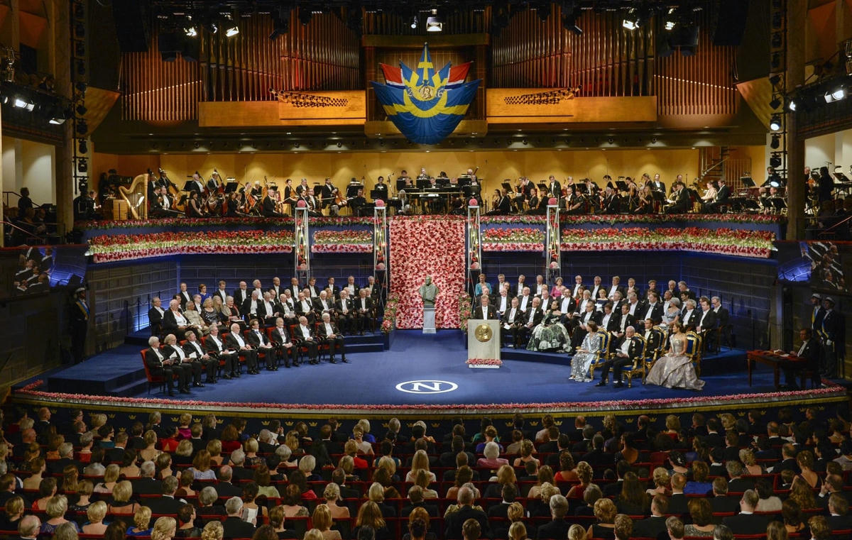Ủy ban Nobel họp ở Stockholm, Thuỵ Điển. Ảnh: AP.