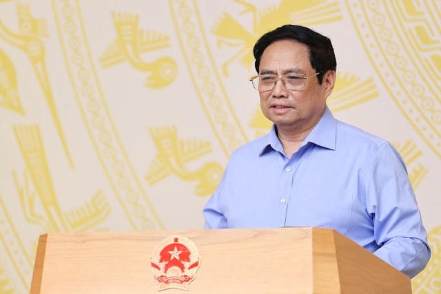 Thủ tướng Phạm Minh Chính phát biểu tại phiên họp.