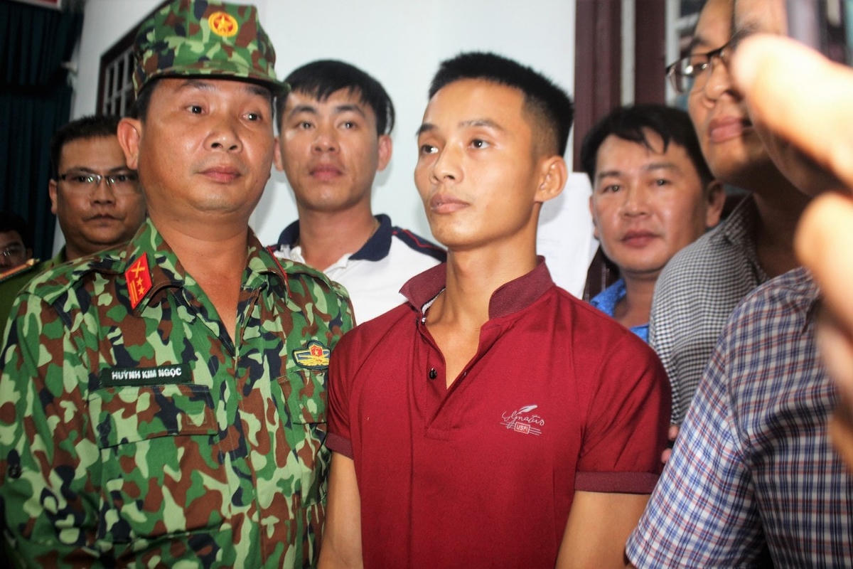 Triệu Quân Sự lúc bị cơ quan chức năng bắt giữ.