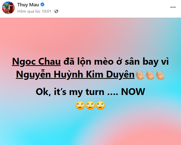 Cô cùng ẩn ý sẽ sớm thực hiện lời hứa.