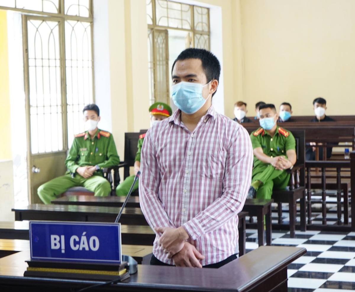 Bị cáo Trần Văn Công tại TAND tỉnh Quảng Nam.