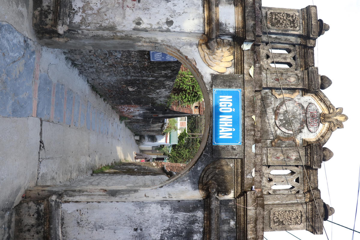 Điều đặc biệt là các ngõ ở đây có những tên gọi rất ý nghĩa: Nhân, Nghĩa, Trí, Dũng.