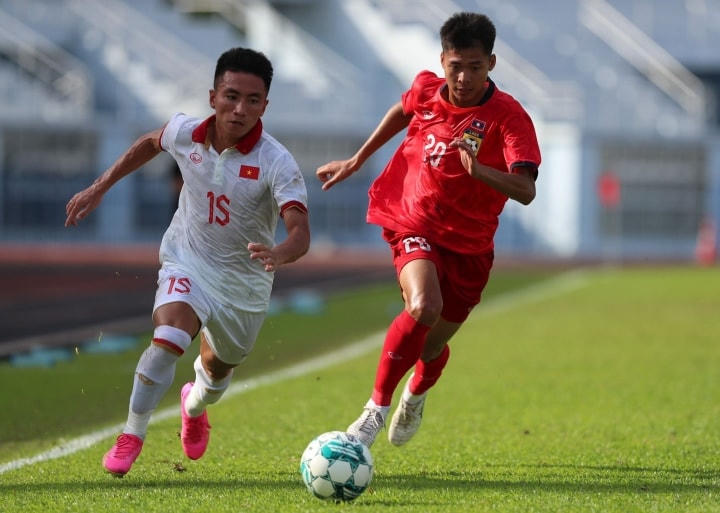 U23 Việt Nam thắng 4-1 U23 Lào.