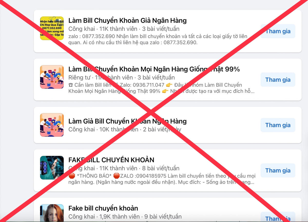 Tràn lan hội nhóm làm giả biên lai chuyển khoản ngân hàng: Cách nào ngăn chặn?