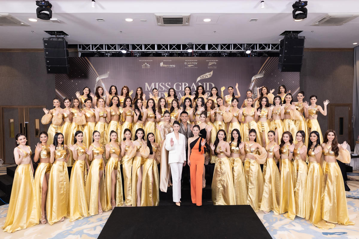 Top 53 thí sinh xuất sắc giành tấm vé bước vào vòng chung khảo Miss Grand 2022.  