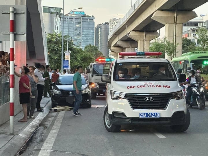 Hình ảnh hiện trường vụ việc. Ảnh Hoàng Hải.