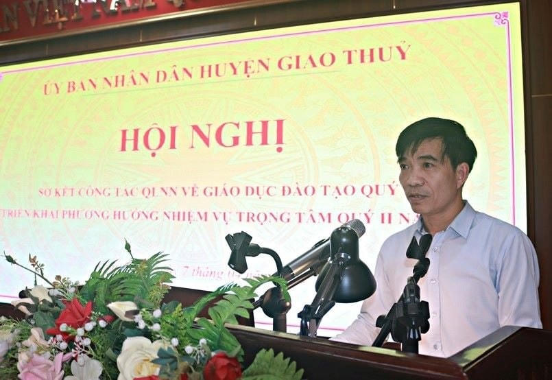 Ông Vũ Cao Thượng. Ảnh: Cổng thông tin điện tử huyện Giao Thủy.