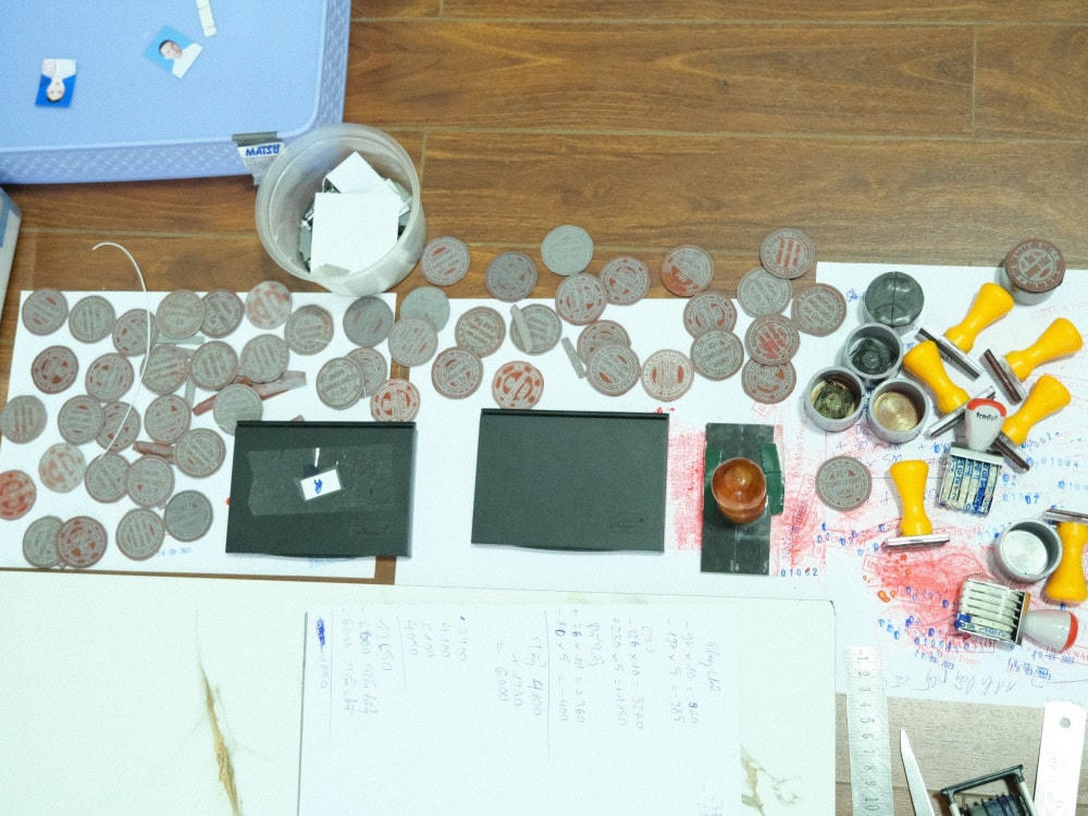 Con dấu giả được các đối tượng dùng để thực hiện hành vi.