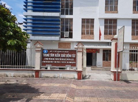 Trung tâm kiểm soát bệnh tật tỉnh Cà Mau.