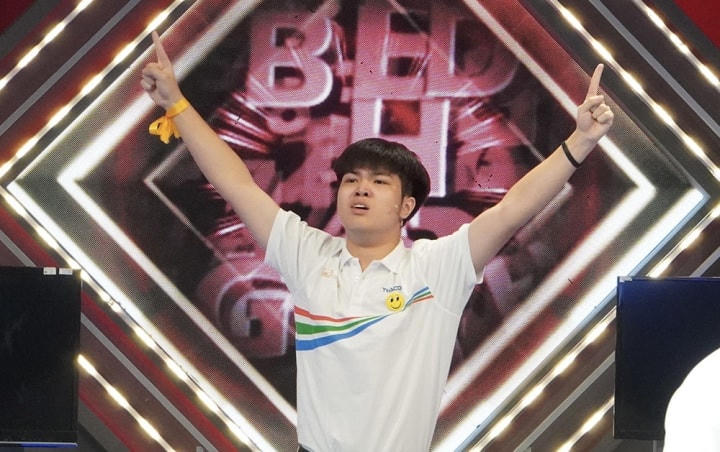 Khoảnh khắc Nguyên Vũ trả lời đúng câu hỏi cuối cùng.