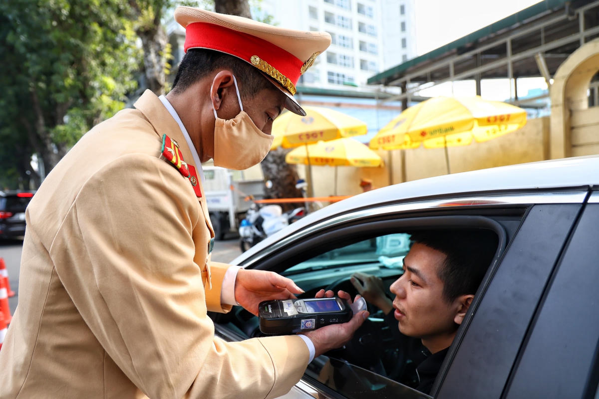 Hà Nội: Tăng cường kiểm tra, xử lý vi phạm nồng độ cồn sau kỳ nghỉ Tết