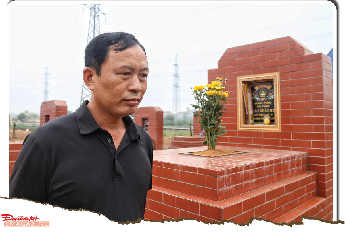 Anh Đào Xuân Thắng, người dân thôn Giáp Hội, xã Văn Bình.
