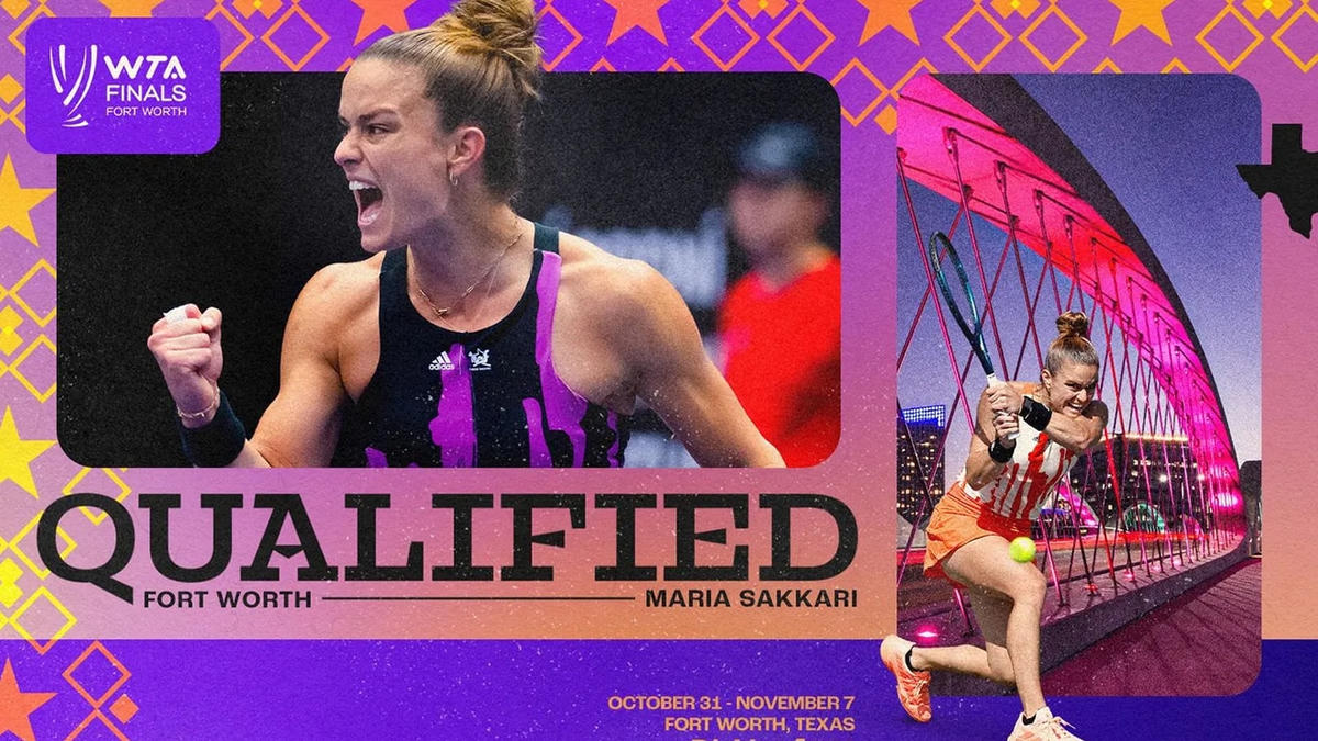 Sakkari dự WTA Finals năm thứ 2 liên tiếp.