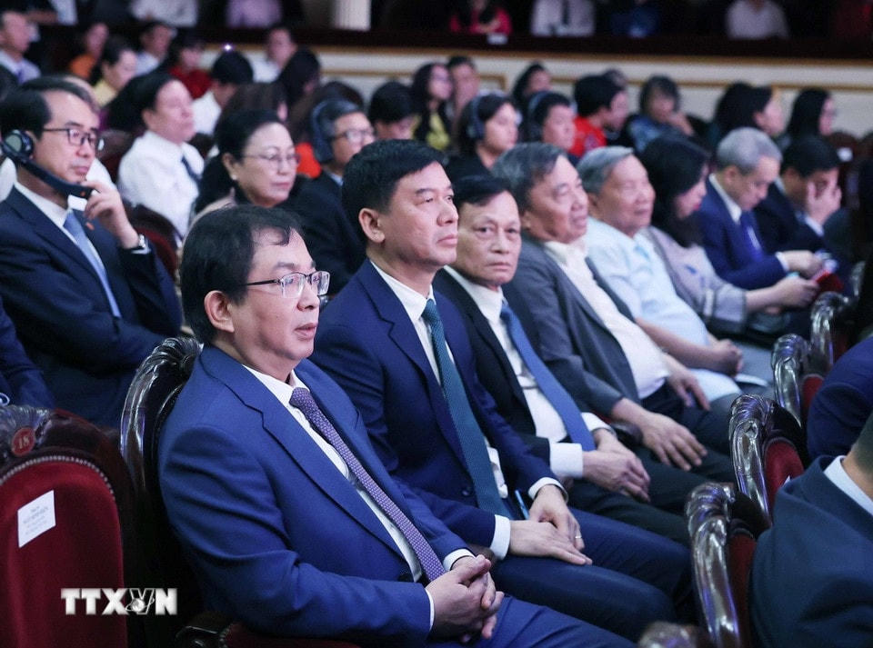 Các đại biểu dự Lễ kỷ niệm. (Ảnh: Thống Nhất/TTXVN)