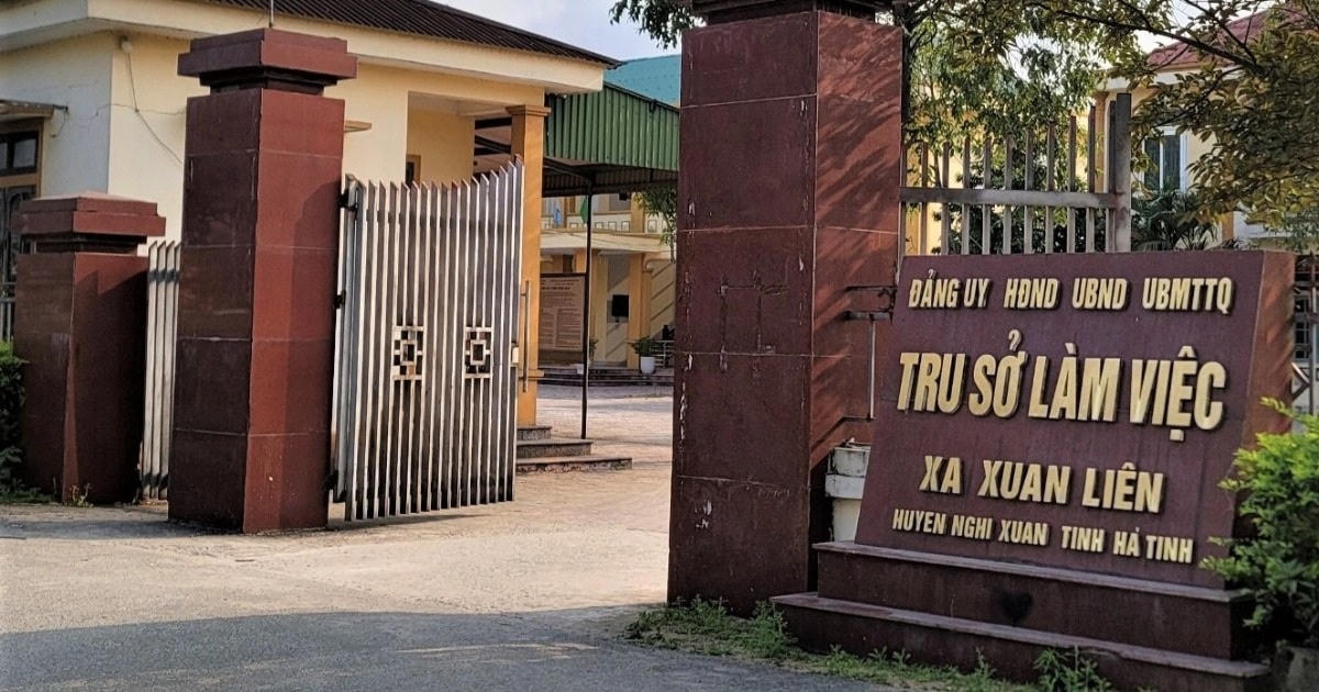 UBND xã Xuân Liên (huyện Nghi Xuân, tỉnh Hà Tĩnh).
