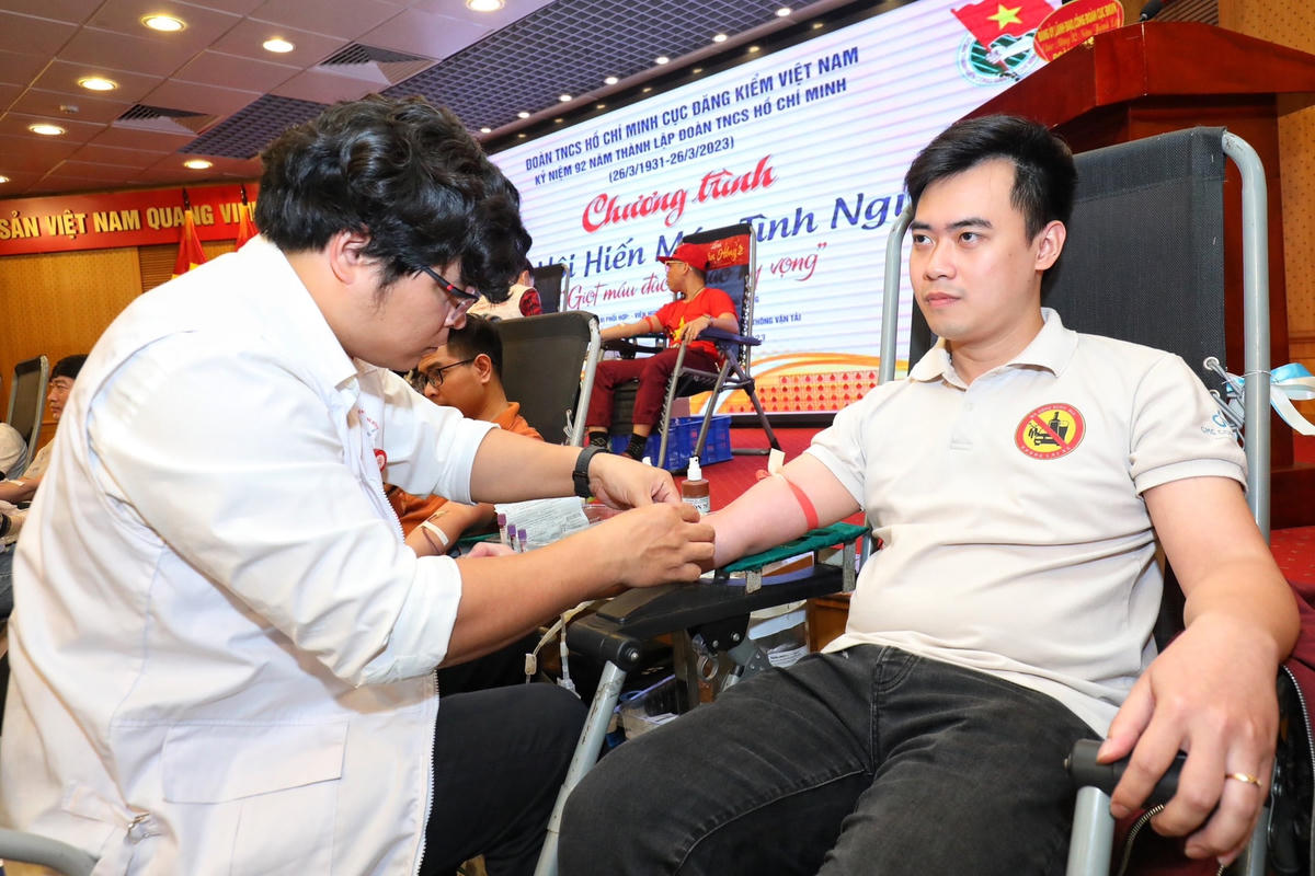 Cục Đăng kiểm Việt Nam tổ chức chương trình hiến máu tình nguyện