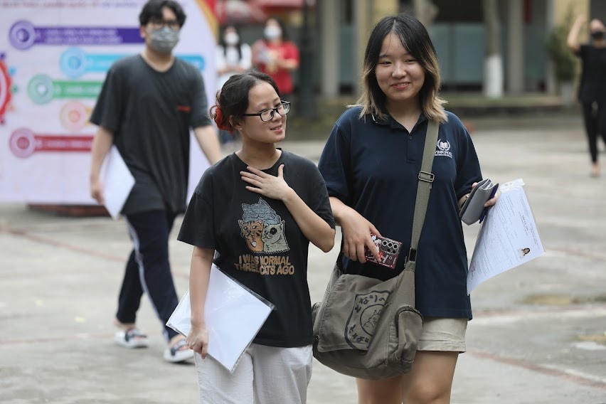 Thí sinh tham dự kỳ thi tốt nghiệp THPT năm 2023. Ảnh: Quang Vinh.  