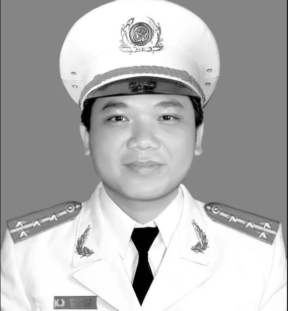 Đại úy Hồ Tấn Dương hy sinh khi đang làm nhiệm vụ.