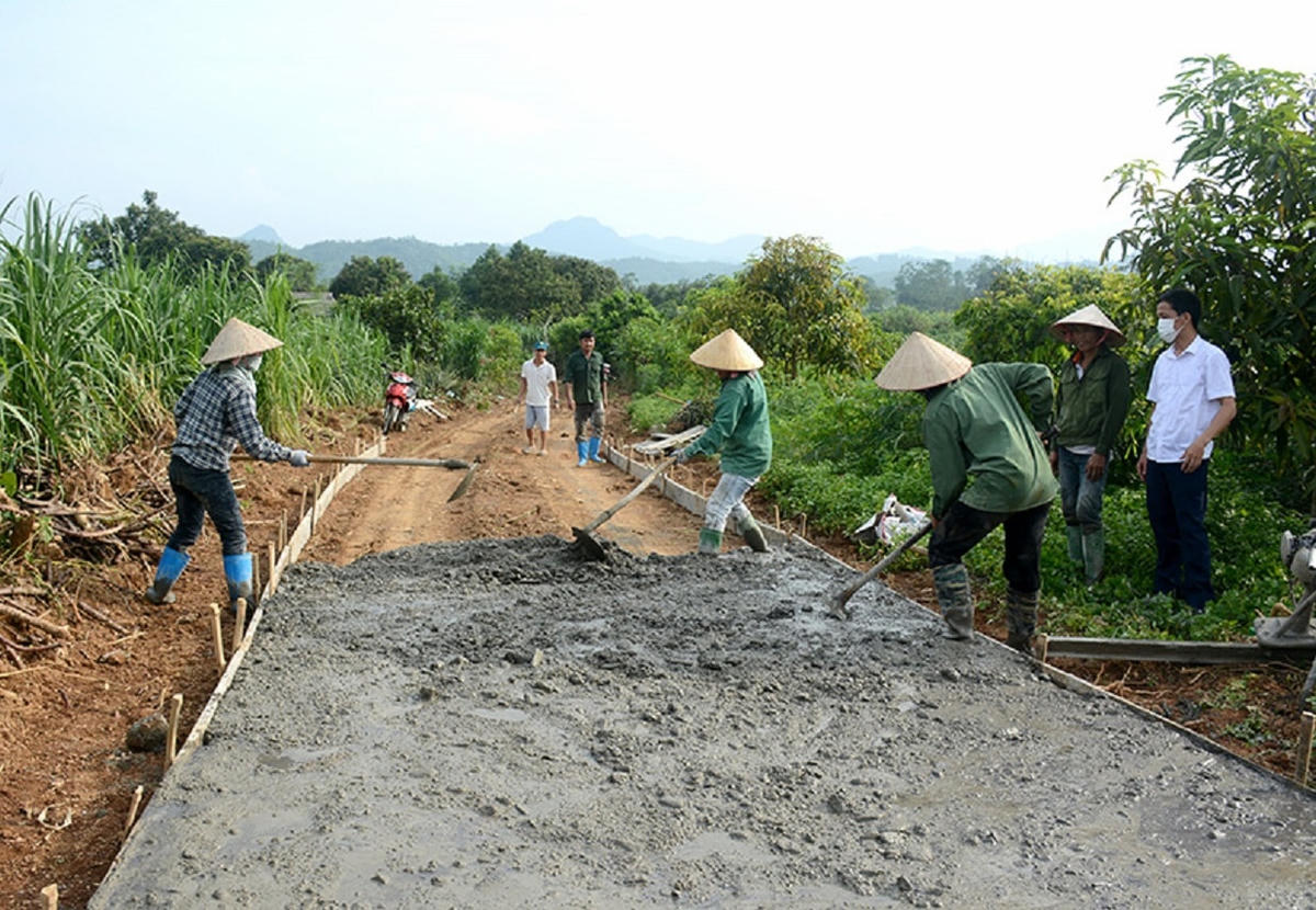 Xã Tân An, huyện Đak Pơ, tỉnh Gia Lai chú trọng xây dựng đường giao thông nông thôn.  