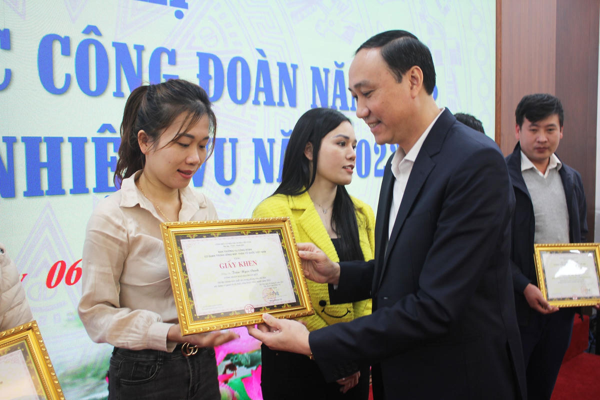 Tổng kết Công đoàn cơ quan Trung ương MTTQ Việt Nam năm 2022