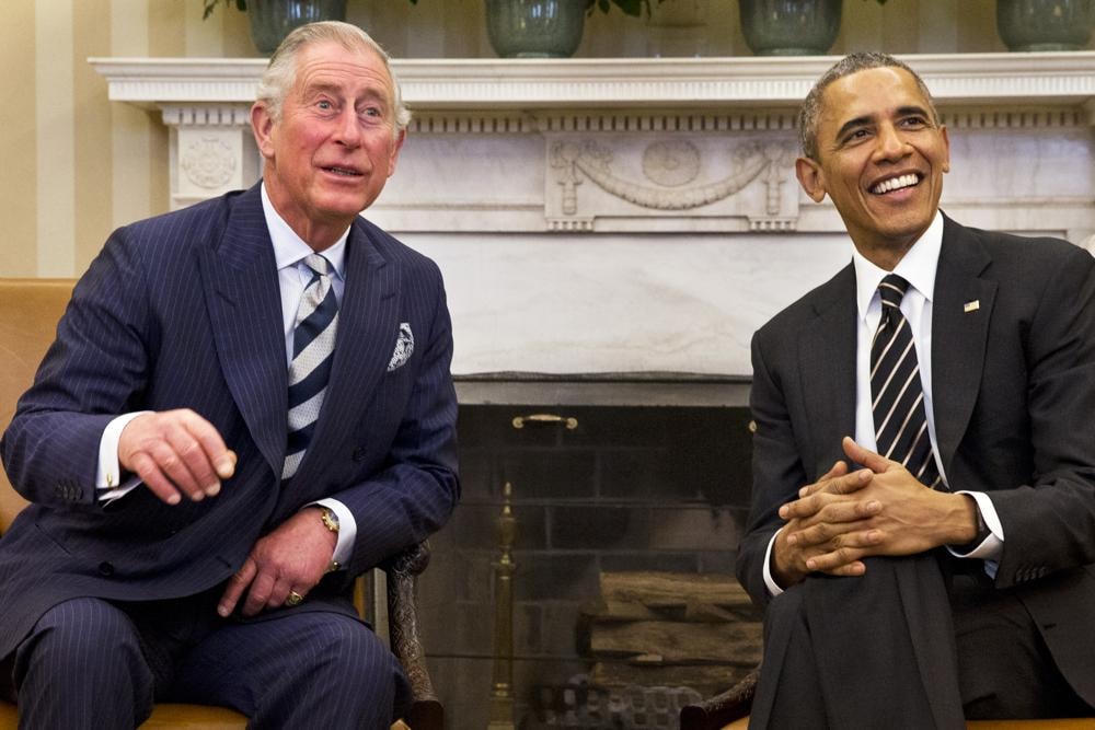 Tổng thống Barack Obama gặp Thái tử Charles tại Phòng Bầu dục của Nhà Trắng, ngày 19/3/2015.