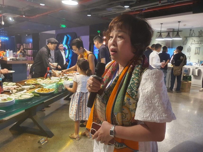Bà Lê Thị Thiết - Chủ tịch Hiệp hội Văn hóa Ẩm thực Nam Định: “Chúng tôi đang nỗ lực chuẩn hóa Phở Nam Định”.