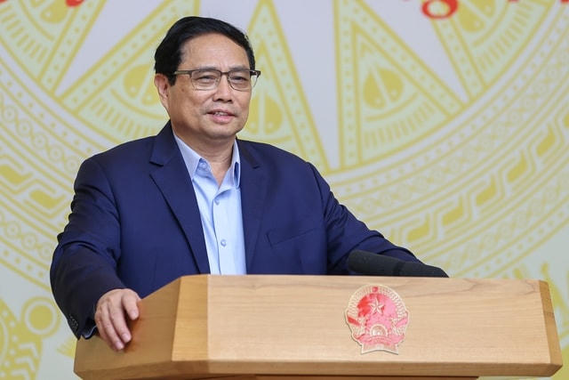 Thủ tướng Phạm Minh Chính phát biểu tại hội nghị.