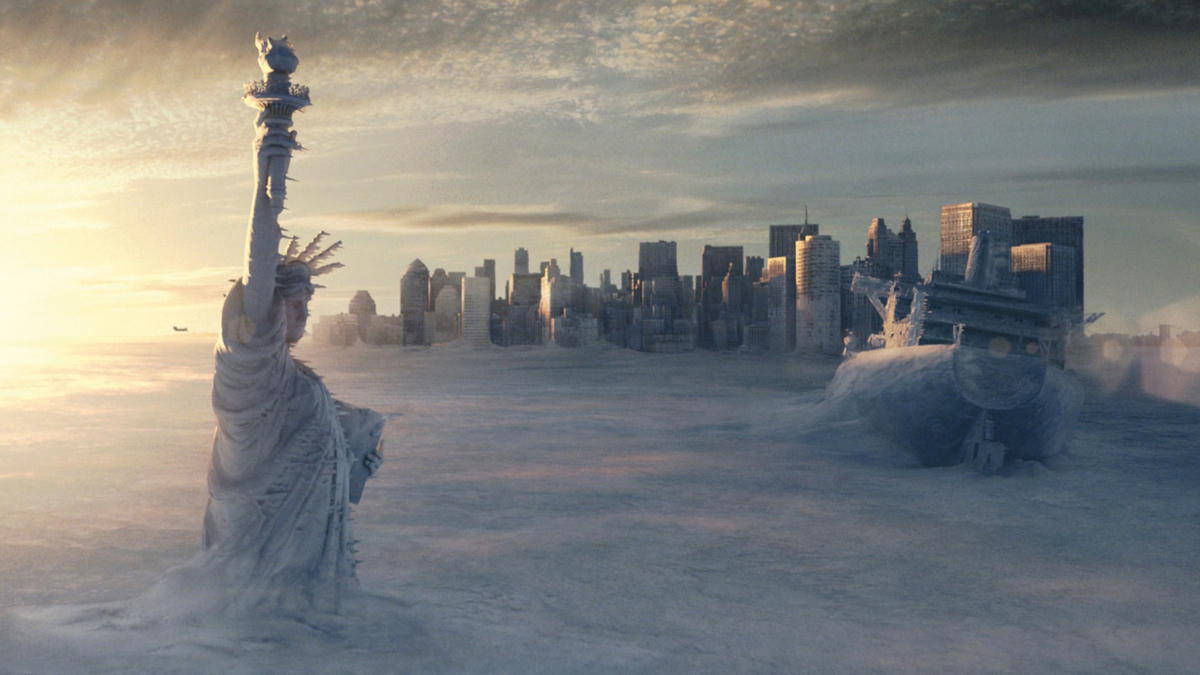 Bối cảnh trong bộ phim viễn tưởng The Day After Tomorrow dựa trên hiện tượng các dòng hải lưu trong đại dương đột ngột ngừng chảy.