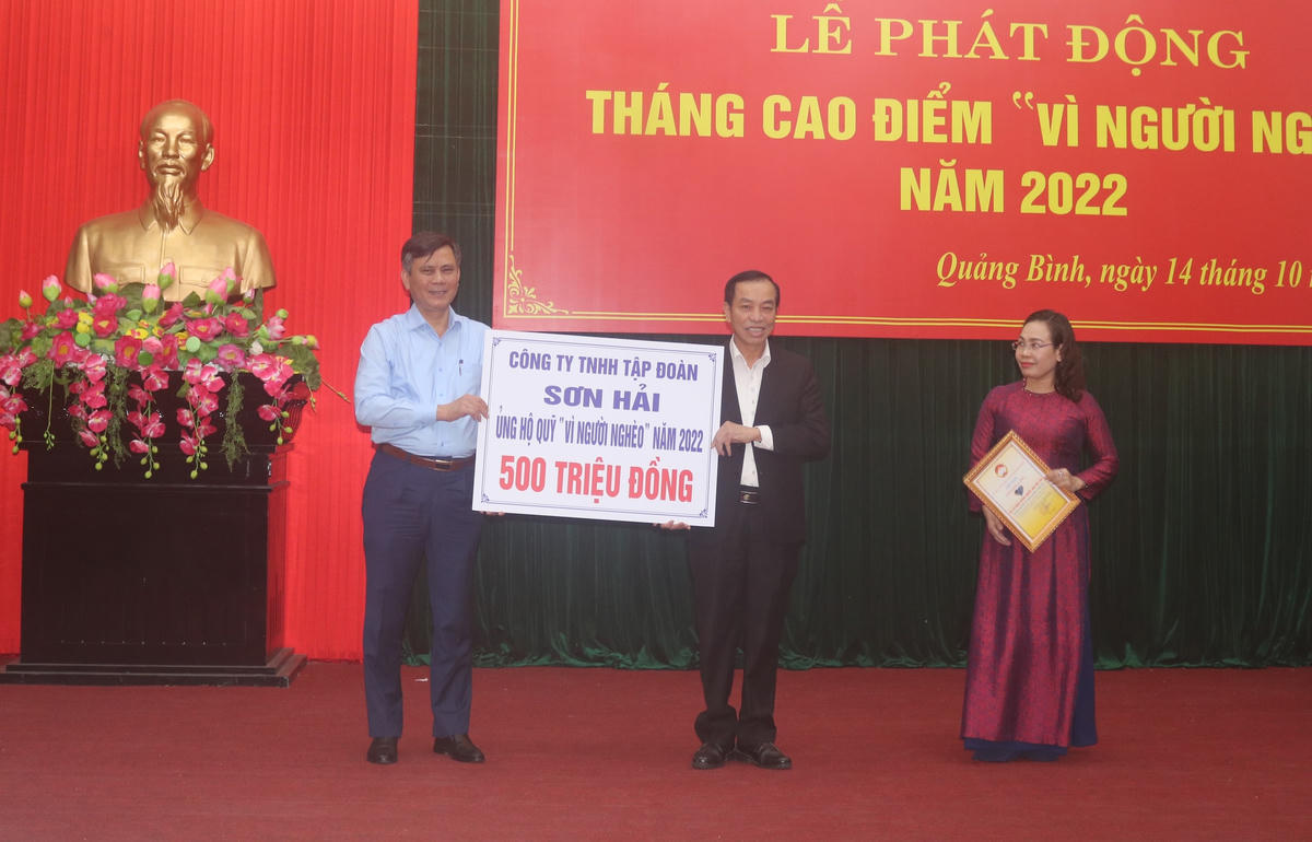 Sự chung tay của các doanh nghiệp, nhà hảo tâm sẽ giúp người nghèo ở Quảng Bình vươn lên trong cuộc sống.