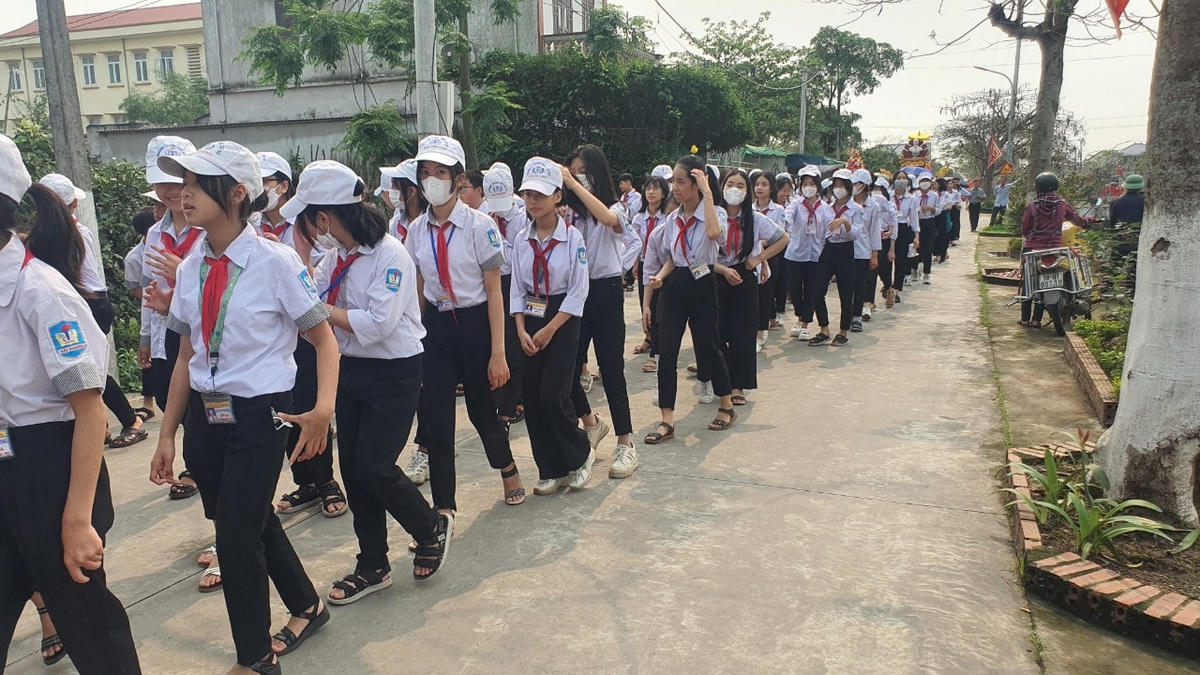 [ẢNH] Nam Định: Hội làng tưởng nhớ ‘Tứ tổ khai sáng’, ‘Cửu tộc khai cơ’