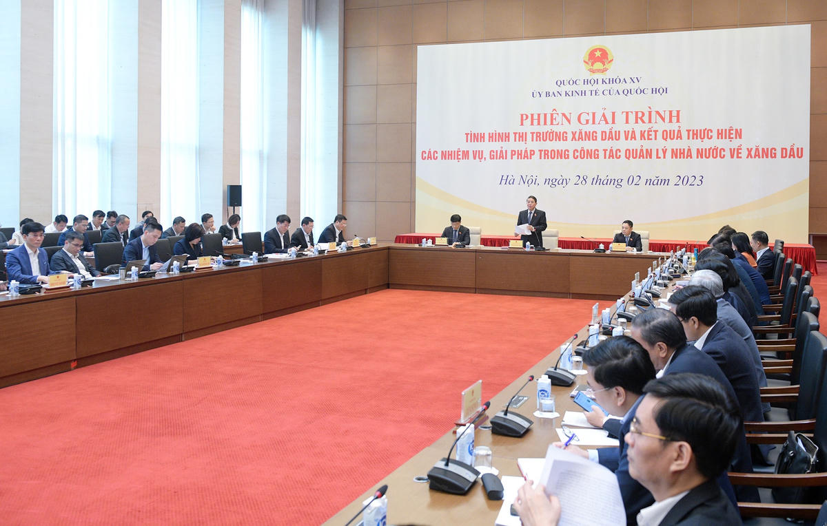 Quang cảnh phiên giải trình. Nguồn: Quochoi.vn