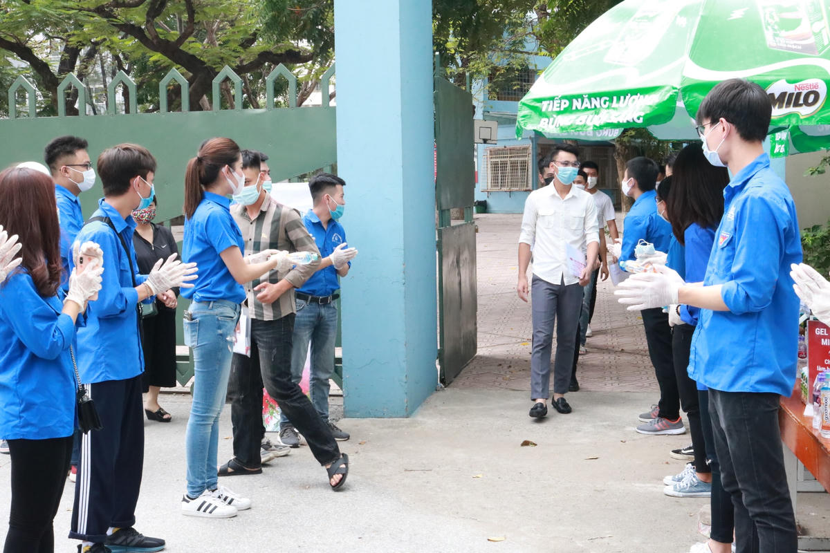 Thí sinh hoàn thành kỳ thi tốt nghiệp THPT 2020.