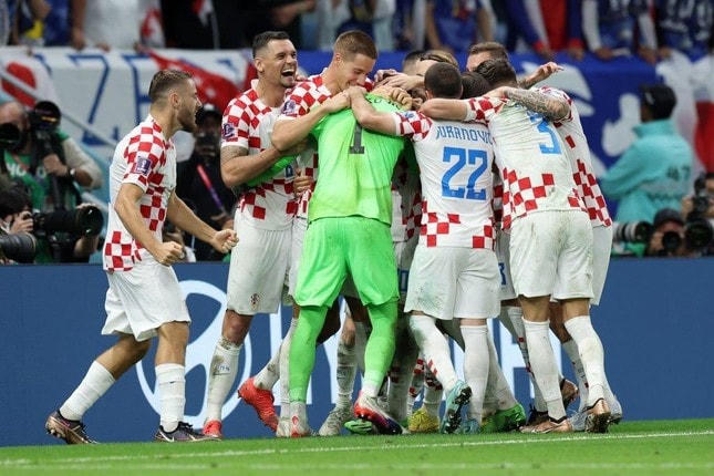 Cùng góp mặt vào tứ kết với Brazil  là các cầu thủ Croatia.