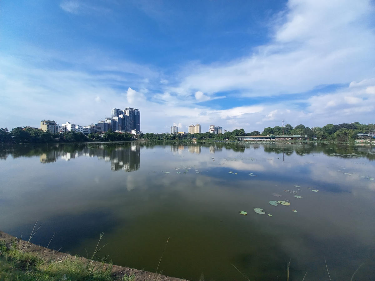 Hồ Đầm Trị hiện tại.