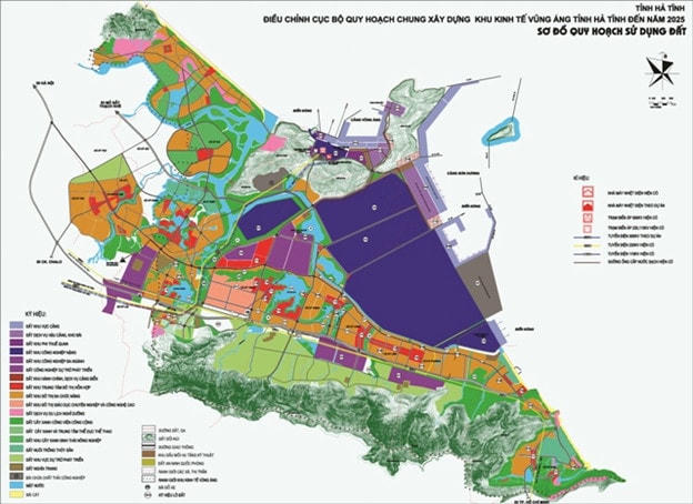 Bản đồ quy hoạch Cảng Vũng Áng.