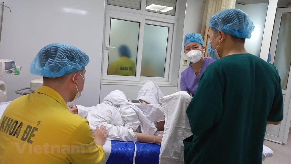 Các sản phụ sắp sinh. (Ảnh: T.G/Vietnam+).