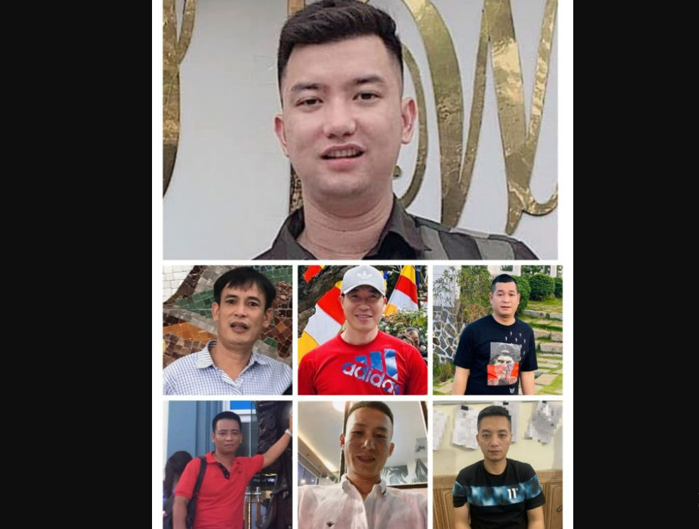 Nhóm đối tượng trong đường dây tổ chức đánh bạc bị bắt giữ. Ảnh: Công an Bắc Giang