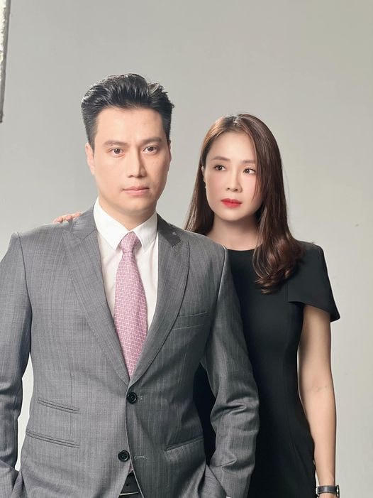 "Hành trình công lý" là lần thứ 3 Hồng Diễm kết hợp cùng Việt Anh trên màn ảnh.  
