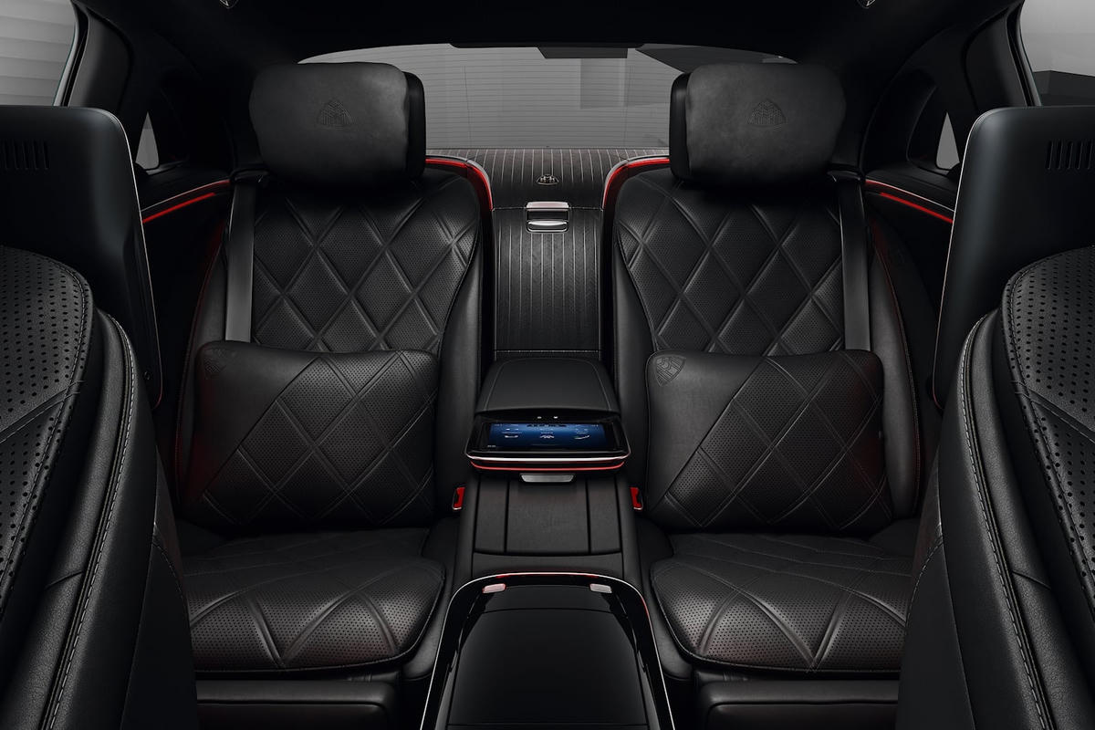 Nội thất Maybach EQS. Ảnh: Carbuzz.