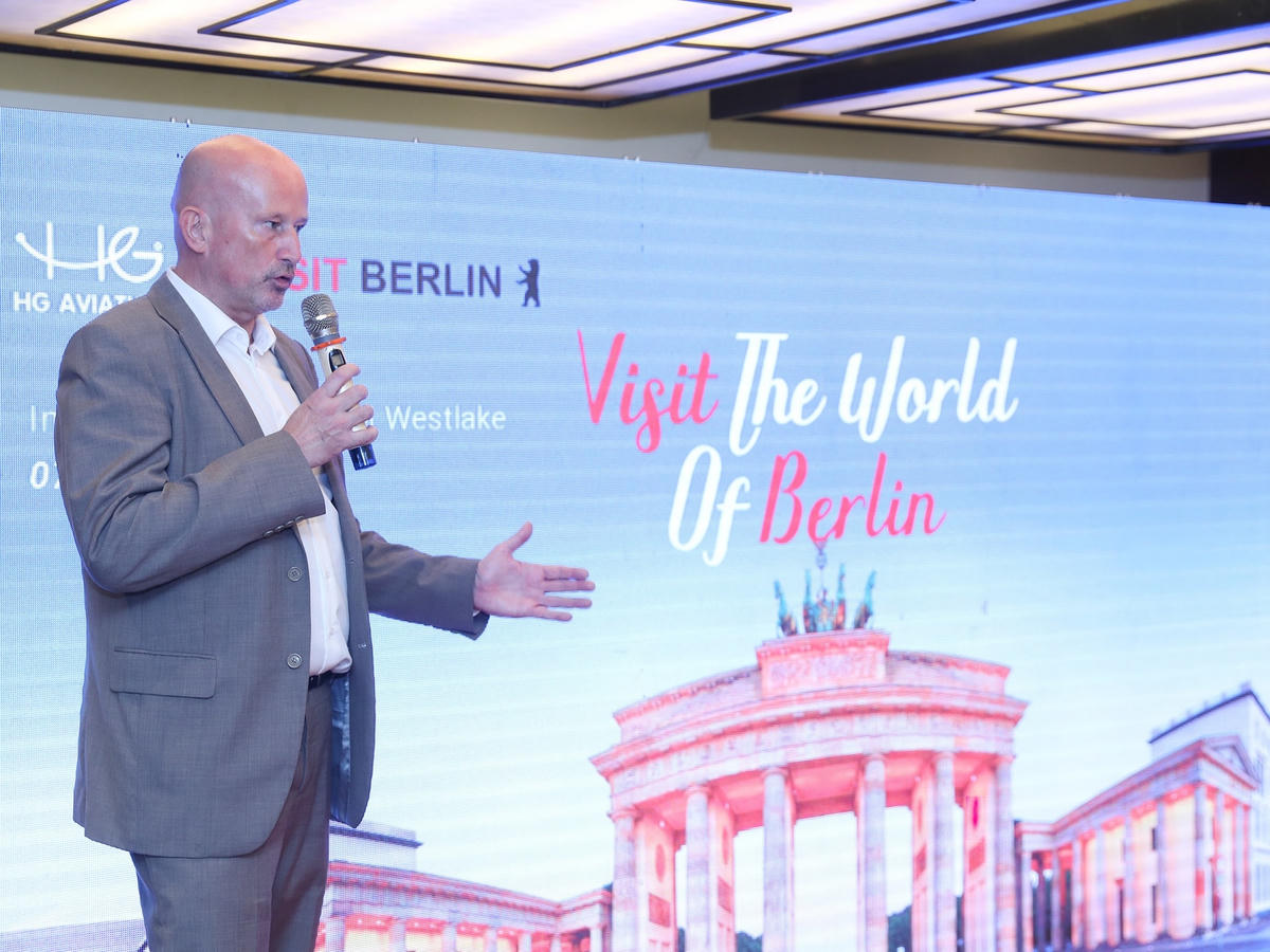 Ông Ralf Ostendorf, Giám đốc Quản lý Thị trường của "Visit Berlin".