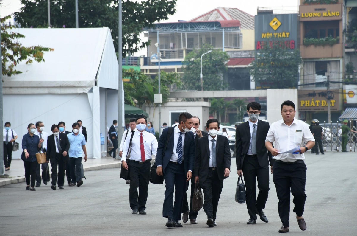 Luật sư tham gia vụ án. Ảnh: M. Thìn