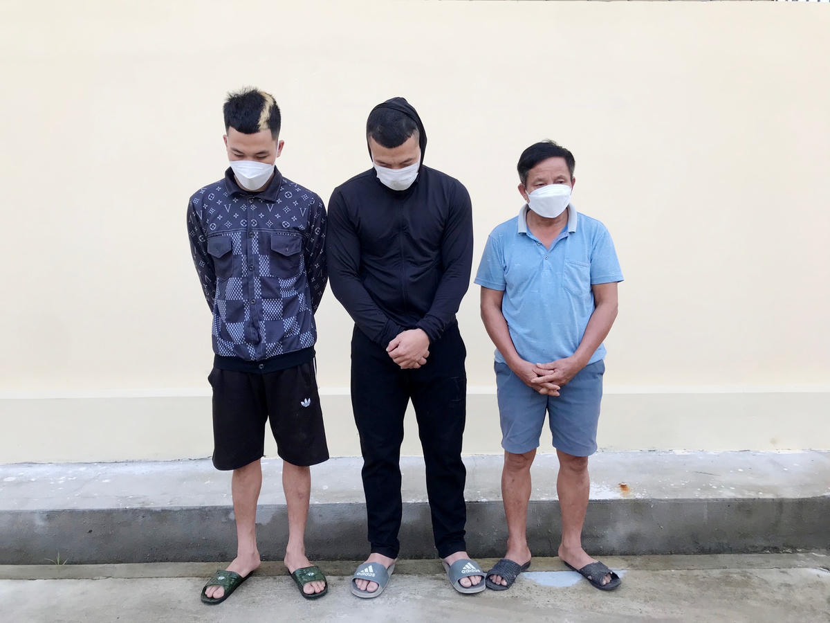 Các đối tượng bị khởi tố, bắt tạm giam.