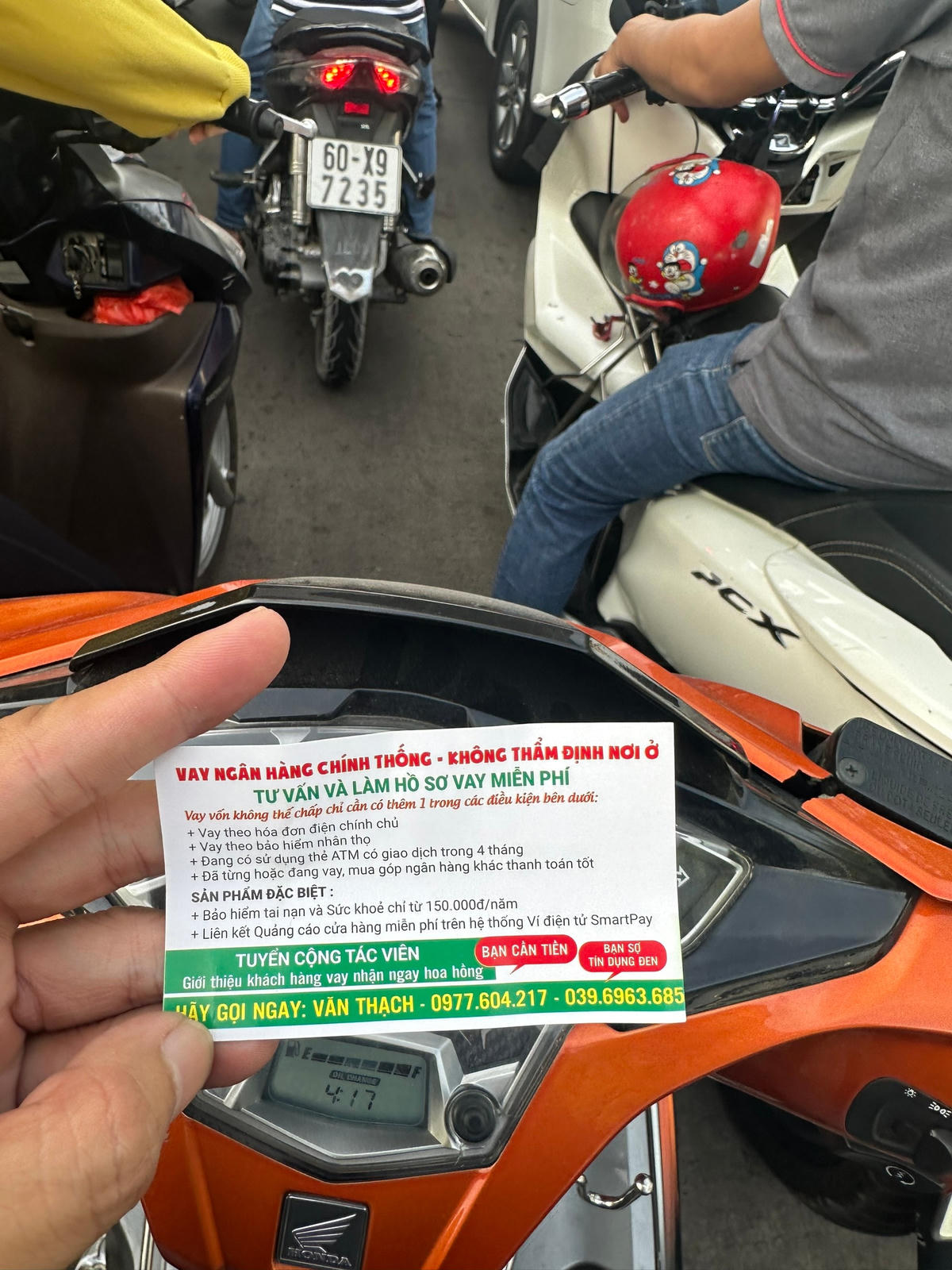 Một mẫu quảng cáo cho vay của các đối tượng tín dụng đen.
