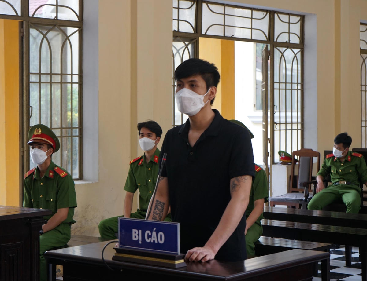 Bị cáo Phan Tại Cửu tại TAND tỉnh Quảng Nam.