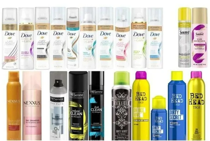 Một số sản phẩm dầu gội khô bị thu hồi. Ảnh: Unilever