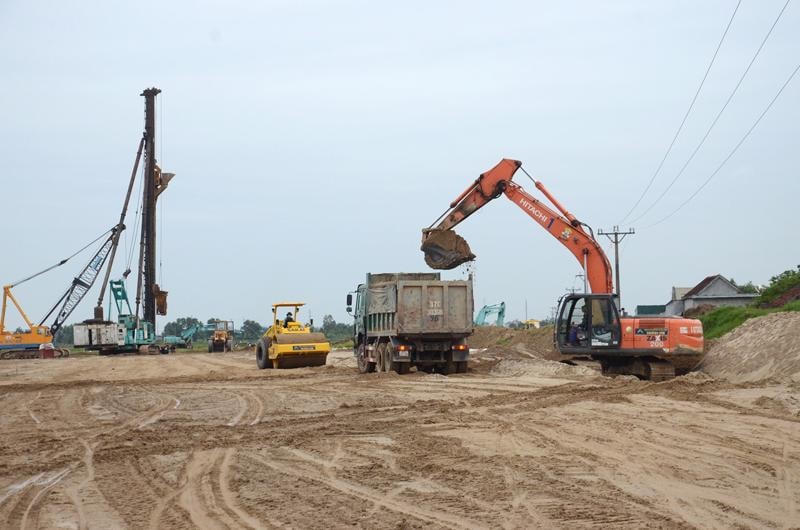 Tiến độ giải phóng mặt bằng dự án cao tốc Bắc - Nam vẫn rất chậm.